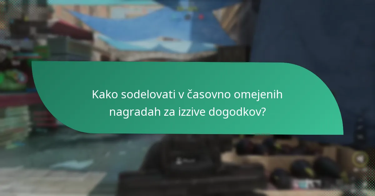 Zakaj je nujnost pomembna pri nagradah za izzive dogodkov?